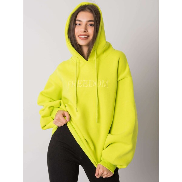 RUE PARIS Sweatshirt-RV-BL-7006.18-lime green 64791869