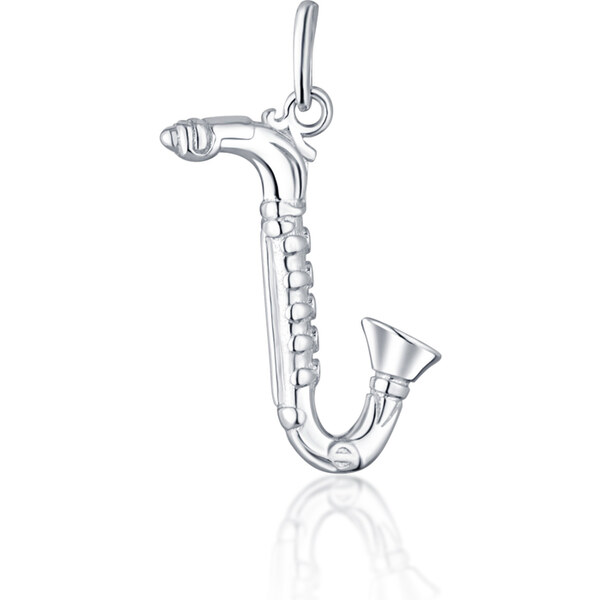 Ligot Strieborný prívesok saxofón 46720392