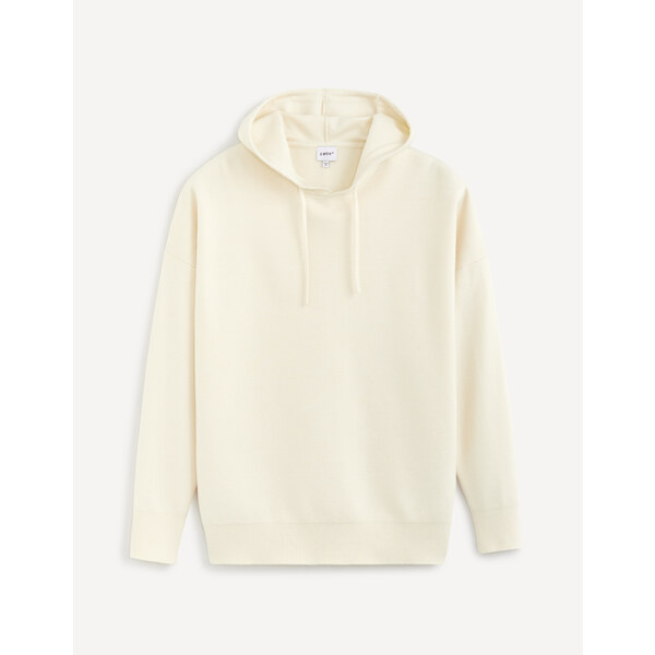Svetre a Mikiny pre mužov Celio - krémová 50522304