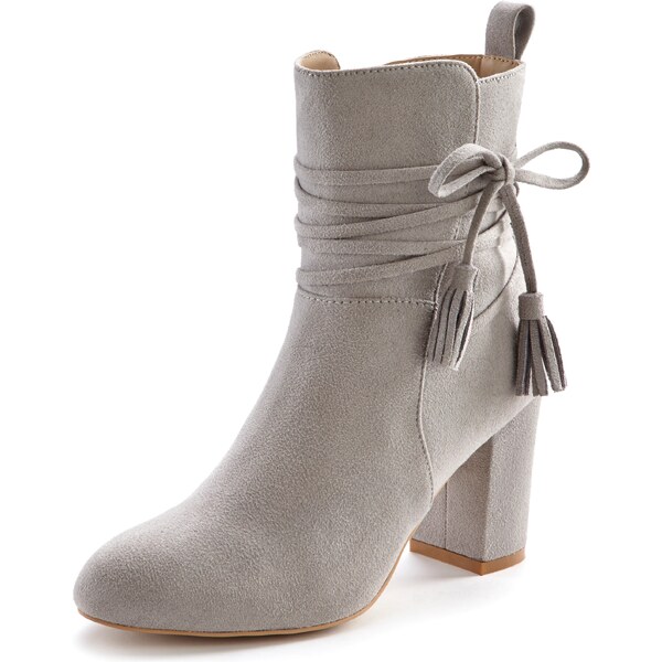 LASCANA Členkové čižmy svetlosivá 54227806