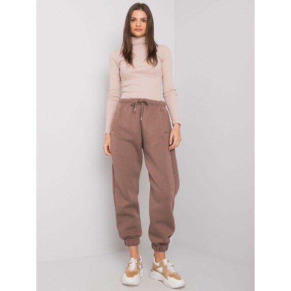 RUE PARIS Sweatpants-RV-DR-7205.74-brown 64664033