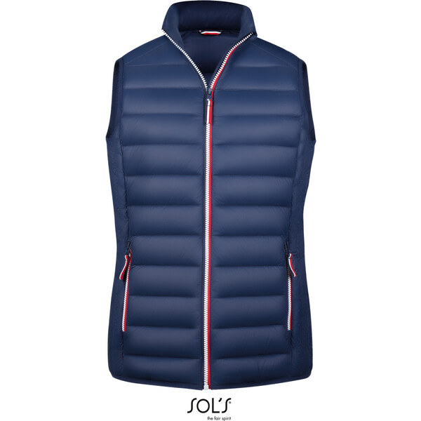 Dámská prošívaná péřová bunda bez kapuce Sols 65850101