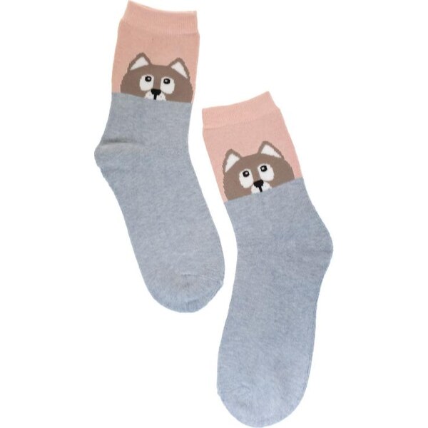 AURA.VIA Modro-ružové thermo ponožky PET 28784676