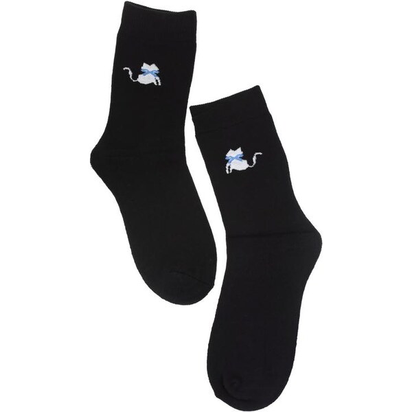 AURA.VIA Dámske čierné ponožky VIOLA 28784682