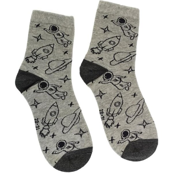AURA.VIA Detské sivé ponožky GALAXY 28784713
