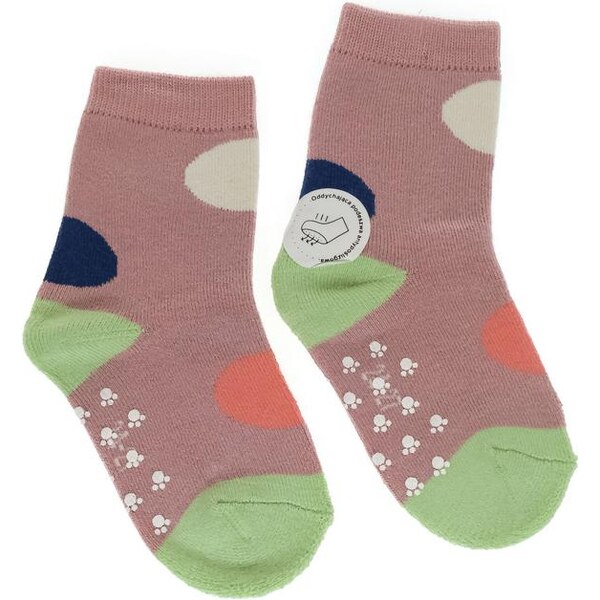 AURA.VIA Detské thermo svetlozelené ponožky CYNTIA 28784718