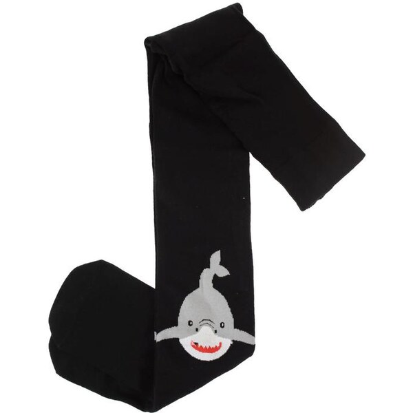 AURA.VIA Detské čierne pančuchy FIFO 28784769