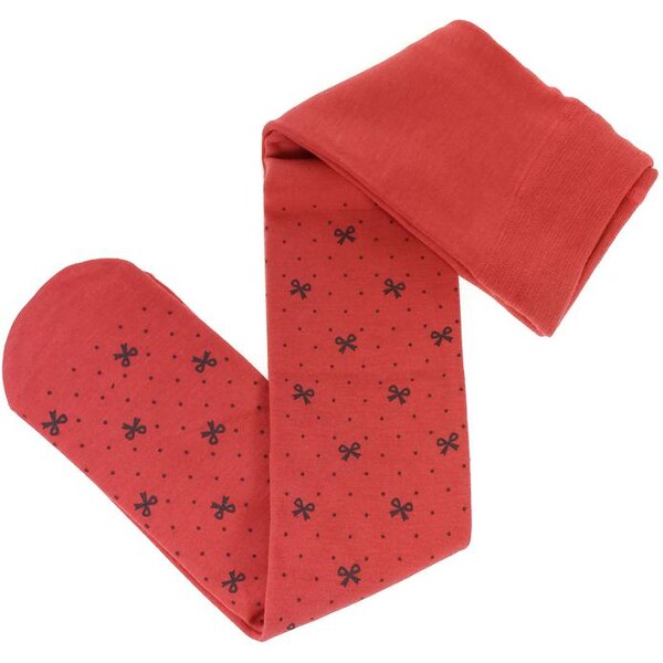 AURA.VIA Detské červené pančuchy RIKI 28784772