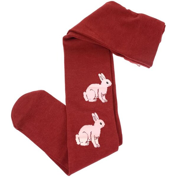 AURA.VIA Detské červené pančuchy RIKI 28784775