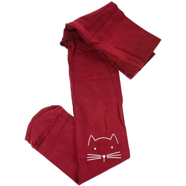 AURA.VIA Detské červené pančuchy KITY 28784785