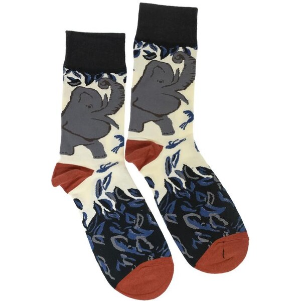 AURA.VIA Pánske béžové ponožky CIRO 28784798