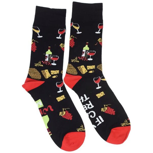 AURA.VIA Pánske čierne ponožky KAJO 28784801