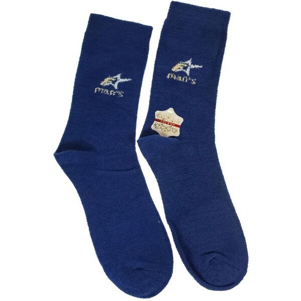 AURA.VIA Pánske thermo modré ponožky MAN´S 28784845