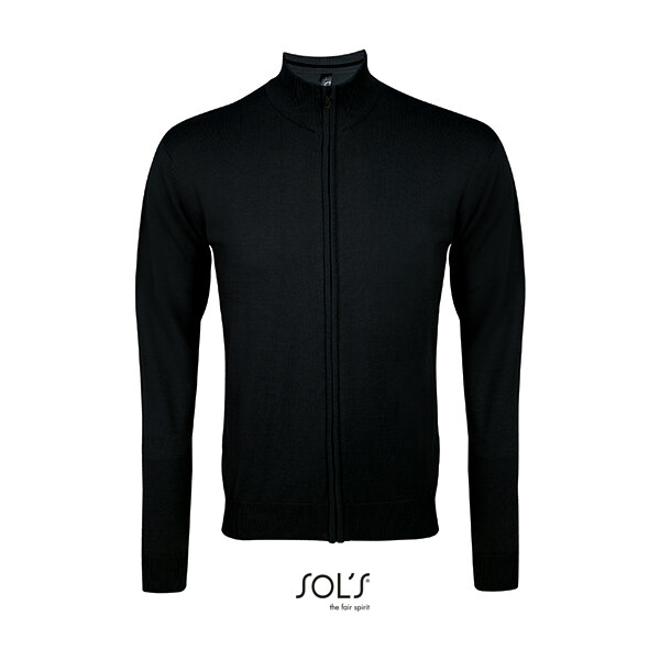 Pánský pletený svetr na zip Regular fit Sols 32444137