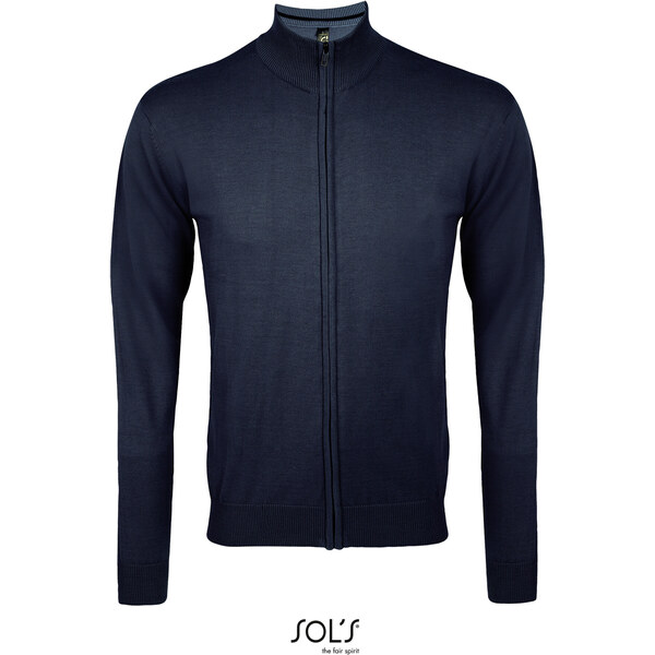 Pánský pletený svetr na zip Regular fit Sols 62676822