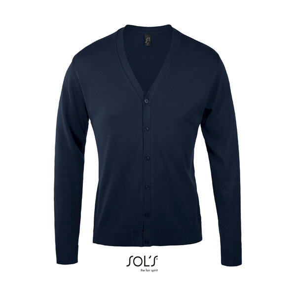 Pánsky pletený kardigán Golden Slim fit s výstrihom do V Sols 62676825