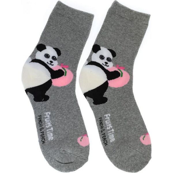 AURA.VIA Thermo sivé ponožky CHERRY 28809422