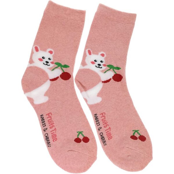 AURA.VIA Thermo ružové ponožky CHERRY 28809424