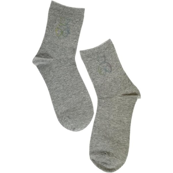 AURA.VIA Dámske sivé ponožky VERČA 28809431