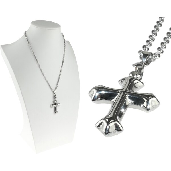 CITY STORM Oceľová retiazka s príveskom kríž Antoine 66888980