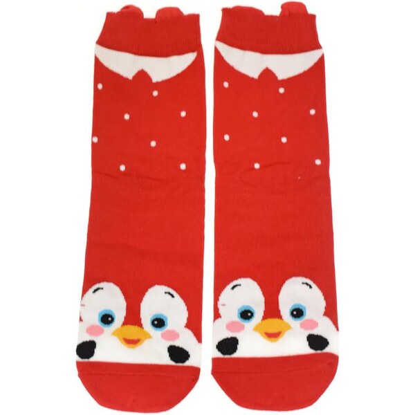 AURA.VIA Dámske červené ponožky GIFT 28837313