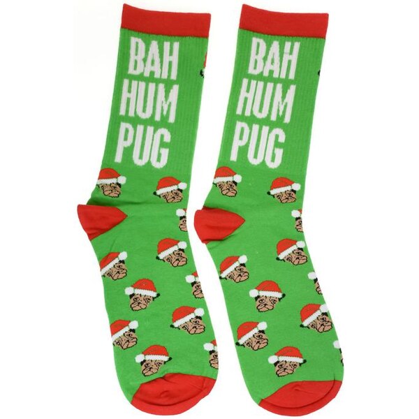 AURA.VIA Pánske zelené ponožky SANTA 28837331