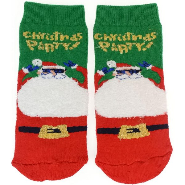 AURA.VIA Detské zelené ponožky CHRISTMAS PARTY 28837339