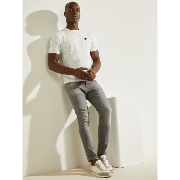 Pánske tričko U1BA11J1311 - P00M - Slonová kosť - Guess 28841750