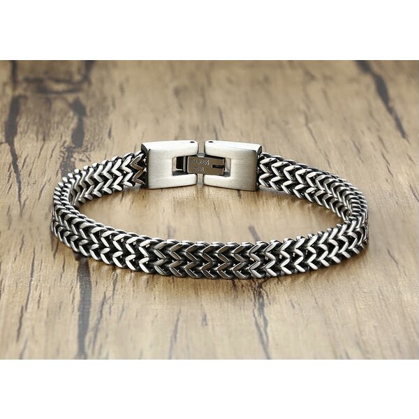 Glory Pánsky oceľový náramok Old school 1134 28842523