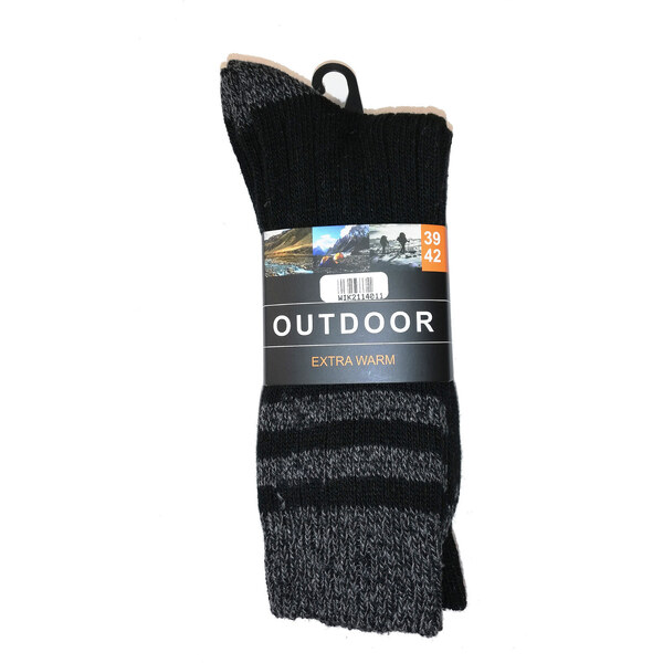 3 PACK pánskych ponožiek WiK Outdoor Extrawarm 21140 39-46 53440857