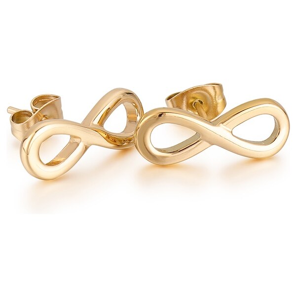 Troli Módne pozlátené náušnice nekonečno VWSE004 G 66582310