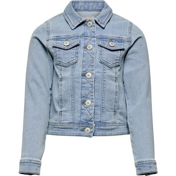 ONLY GIRLS Prechodná bunda Sara modrá denim 24094474