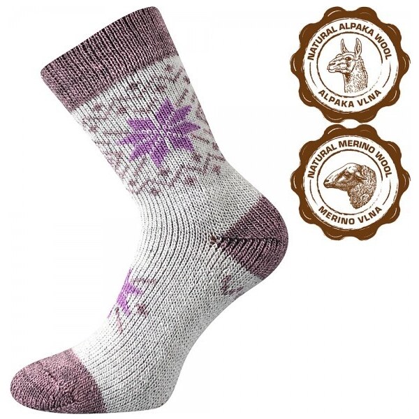 ALTA vlnené extra hrejivé ponožky so striebrom VoXX Růžová 35-38 1 pár 28945798