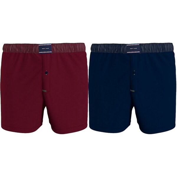 Pánske boxerky 2 pack UM0UM02188 - 0SD - Modrá, bordo - Tommy Hilfiger 27205325