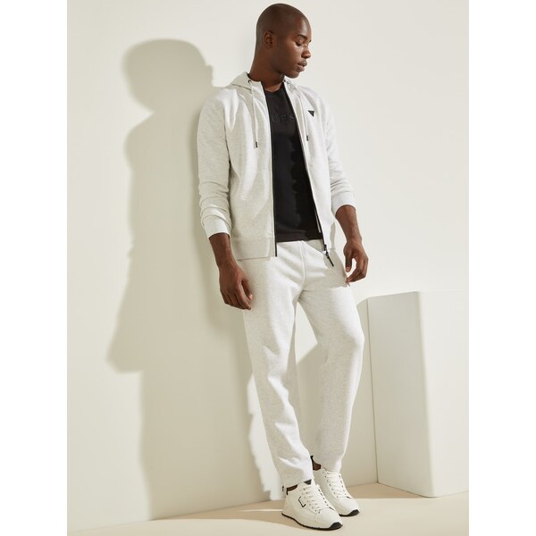 Pánska mikina U1BA04JR06S - SPHT - Melírovaná šedá - Guess 28954455