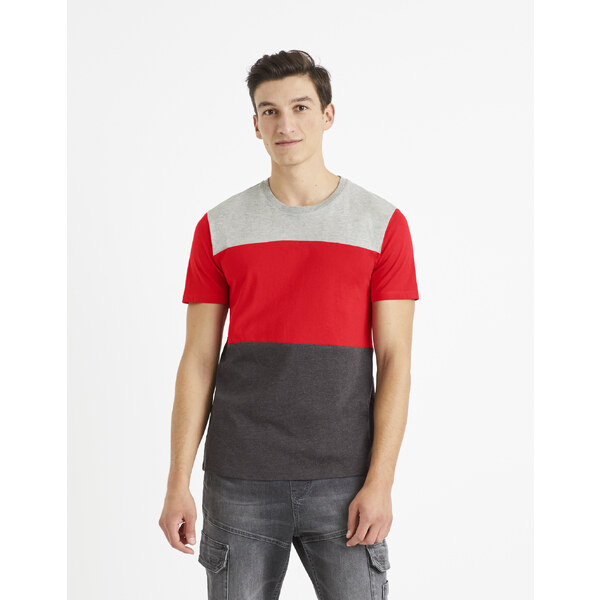Celio T-shirt Vetrois with stripes - Men 66949430