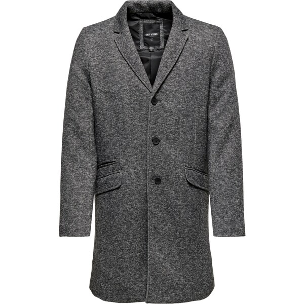 Only & Sons Prechodný kabát Julian King tmavosivá 26805469