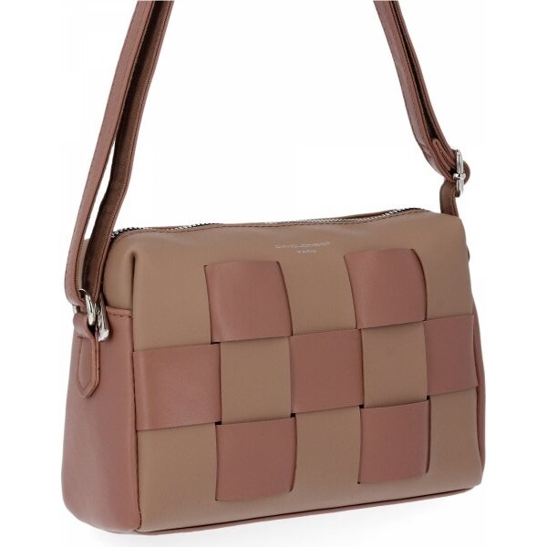 Dámska kabelka listonoška David Jones špinavá ružová 6645-1 29024376