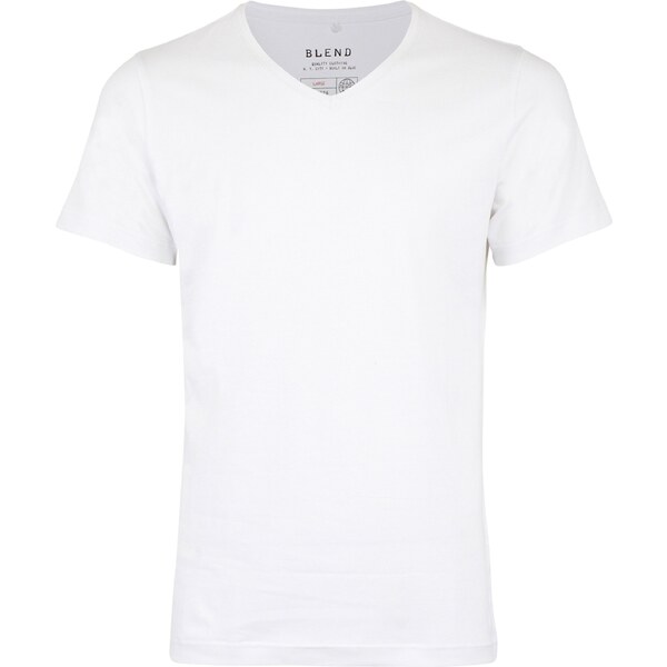 BLEND Tričko Nico biela 11995714