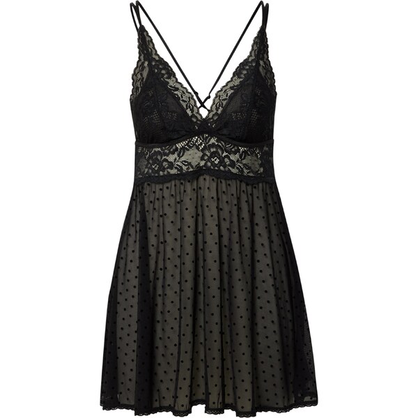 Hunkemöller Negližé Beatriz čierna 29103492