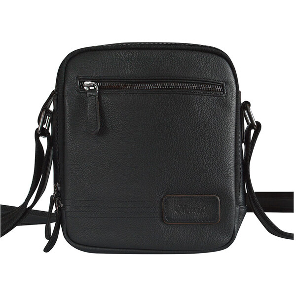 Čierna pánska kožená taška Mercucio L250854 29067518