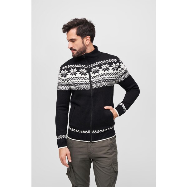 Mens sweater Brandit Cardigan Norweger 50644028