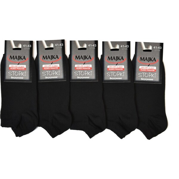 MAJKA Hladké pánske ponožky - komplet 5 párov 58188465