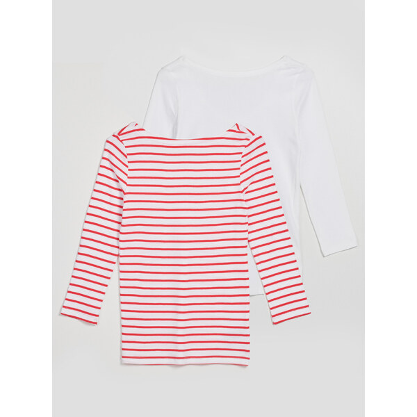 GAP Dámske Trička s 3/4 rukávem, 2 ks 757116-00 66268597