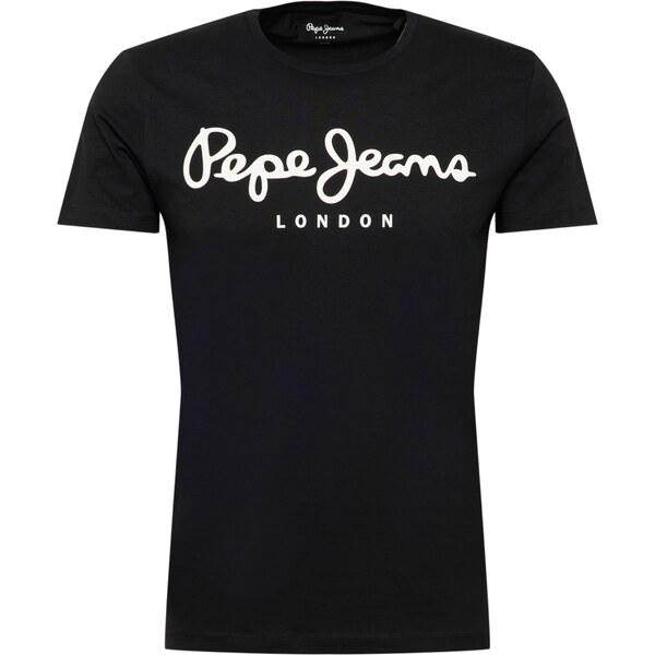 Pepe Jeans Tričko čierna / biela 29131239