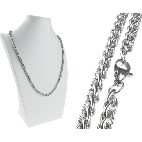 CITY STORM Retiazka striebornej farby Yanis z chirurgickej ocele 66889413