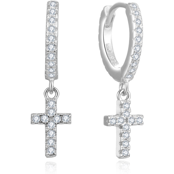Olivie Strieborné krúžkové náušnice KRÍŽIK 5492 29309686