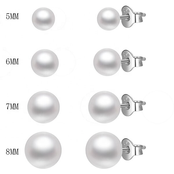 Olivie Náušnice 5mm sladkovodné perly 5500 29309694