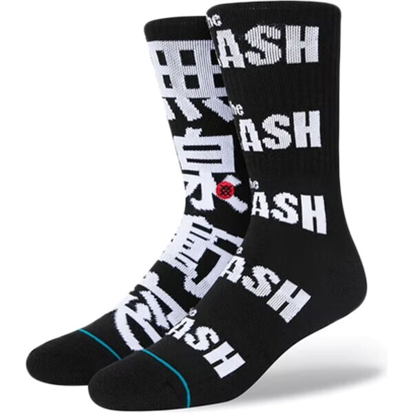 Stance The Clash Radio Crew - Unisex - Ponožky Stance - Čierne - 66355926