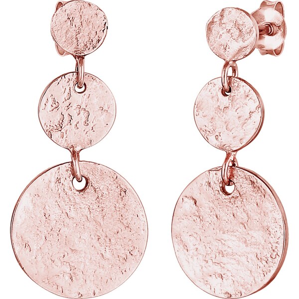 ELLI Náušnice Geo ružové zlato 54228261